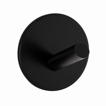 Гачок одинарний клейкий МВМ MY HOME HSS-504R BLACK Нержавіюча сталь чорна