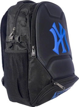 Рюкзак New York 550 г 44x30x12 см 15.8 л Черный с синим (Я46320_VR24296_чорний з синім)