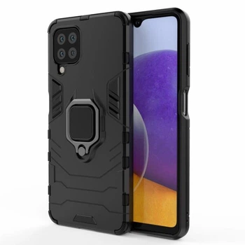 Чохол з підставкою Deexe Hybrid Case для Samsung Galaxy A22 (A225) - Black