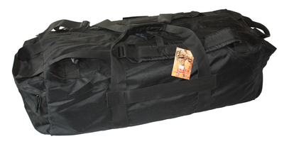 Тактична супер міцна сумка 5.15.b 75 літрів. Експедиційний баул. Чорний