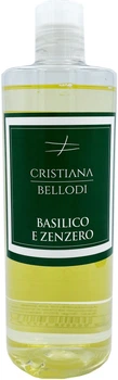 Запасний блок для аромадифузора Cristiana Bellodi Basil, Ginger з ефірними оліями та спиртом 500 мл (2000098347771)