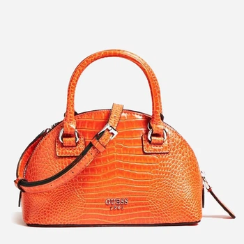 Сумка женская Guess Shilan croc mini 616 Оранжевая (H2000029613395)