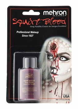 MEHRON Кровь для брызг Squirt Blood- Bright Arterial .5 oz. (артериальная), 15 мл