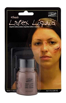 Жидкий латекс MEHRON Latex Liquid with Brush Dark Flesh (Темная кожа с кисточкой), 30 мл