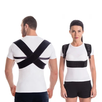 Корсет для коррекции осанки неопреновый Торос-Груп корректор Тип-654 -2 Black (4820114089359)