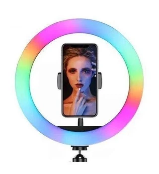 Кольцевая лампа RGB LED 33 см с держателем для телефона