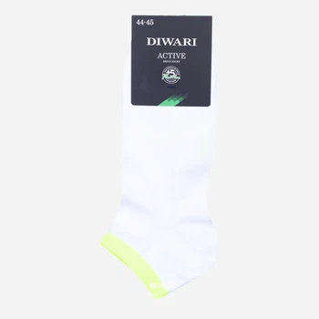 Носки Diwari Active-068 44-45 р Бело-салатовые (4810226074534)