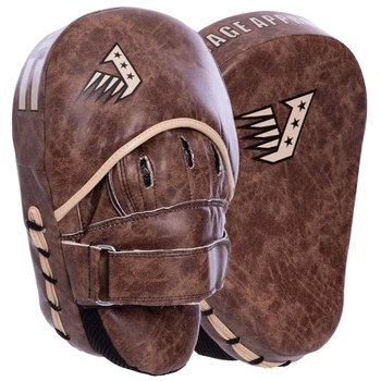 Лапа изогнутая (2шт) Zelart Velo Fighter 2216 Brown-Beige