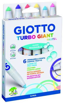 Фломастеры Giotto Giant Pastel 6 шт 431000