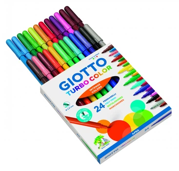Фломастеры Giotto Turbo Color 24 шт 417000