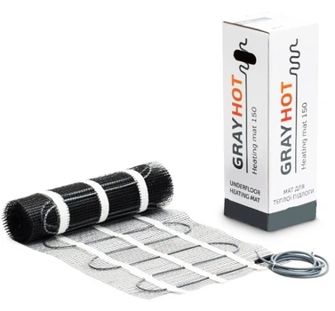 Кабельный мат GrayHot 150 / 0.9 м² / 129 Вт