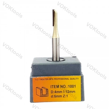 Фреза ГЛОБУС 1001 d6 D4 h12 Z1 пазовая прямая