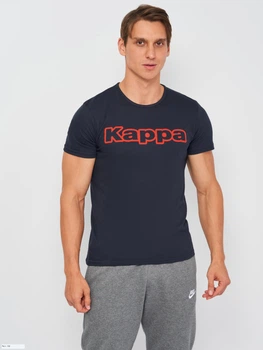 Футболка натільна чоловіча бавовняна Kappa K1335 XL Темно-синя (8032606509771)