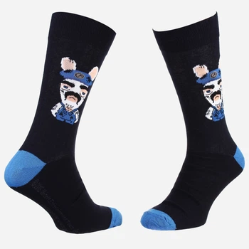 Шкарпетки чоловічі бавовняні Disney Lapins Cretins 93153261-8 43-46 Сині (3349610010991)
