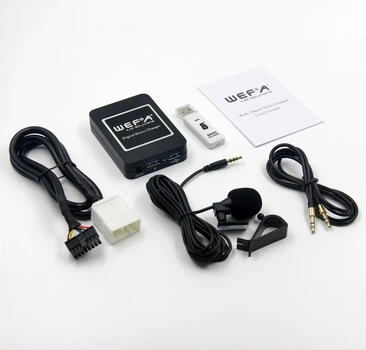 Эмулятор сд чейнджера Wefa tech WF-606 Bluetooth/MP3/USB/AUX для мотоцикла Honda Goldwing 1800