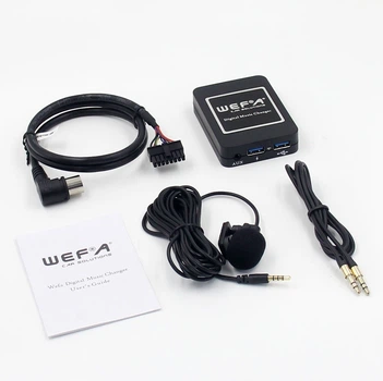 Эмулятор сд чейнджера Wefa tech WF-606 Bluetooth/MP3/USB/AUX для Mitsubishi 13-pin
