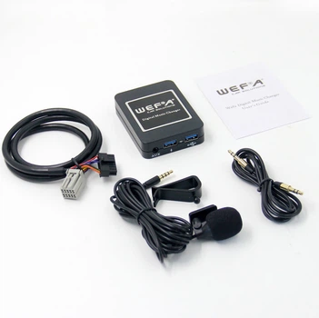 Эмулятор сд чейнджера Wefa tech WF-606 Bluetooth/MP3/USB/AUX для Chrysler/ Dodge/ Jeep