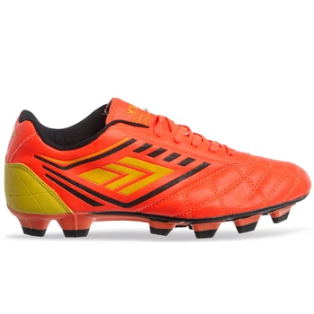 Бутсы футбольные с носком DIFENO Sprinter 1818 размер 45 Orange-Yellow-Black