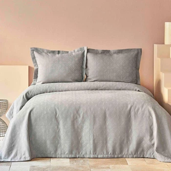 Покрывало с наволочками Karaca Home - Back To Basic gri 250*240 евро