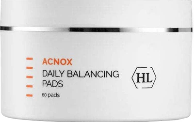 Диски для обличчя Holy Land Acnox Daily Balancing Pads Змочені Лосьйоном 60 шт (7290101322641)