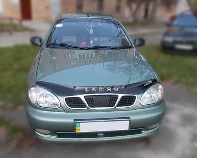 Дефлектор капота ЗАЗ ZAZ Lanos/Sens 2009- с логотипом Vip Tuning