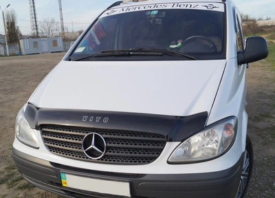 Дефлектор капота Mercedes-Benz Vito W639 2003-2014 с логотипом Vip Tuning