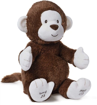 Інтерактивна іграшка Baby GUND Animated Clappy The Monkey Мавпочка яка плескає анг.мова (6052184)