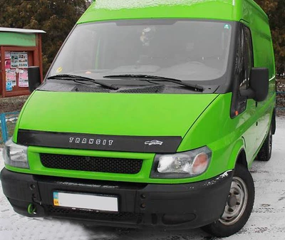 Дефлектор капота Ford Transit 2000-2006 з логотипом Vip Tuning