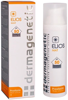 Солнцезащитный крем Dermagenetic Elios SPF 50 с тоном и матирующим эффектом 75 мл (5200122801546)