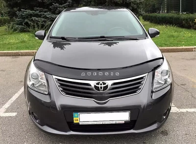 Дефлектор капота Toyota Avensis 2008- с логотипом Vip Tuning