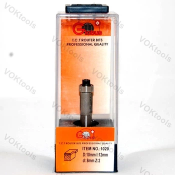 Фреза ГЛОБУС 1020 d8 D10 h12 кромочная прямая