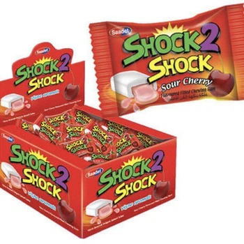 Жевательная резинка Shock Shock ШОК-ШОК 100 шт Вишня