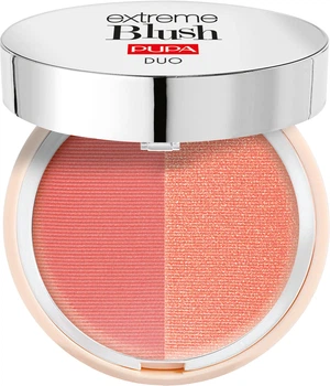 Компактні рум'яна з подвійним ефектом Pupa Extreme Blush Duo 130 Matt Salmon Radiant Peach 4 г (8011607332519)