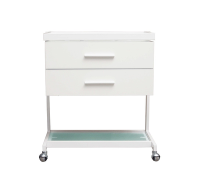 Столик медичний пересувний інструментальний із ящиками Прем'єра ISMED BOX 2C 71x40x73 см білий