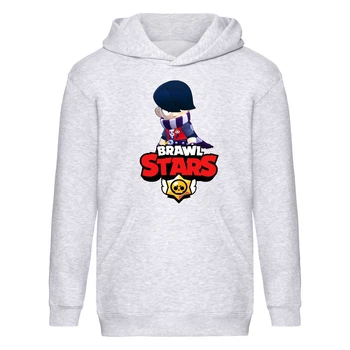Худи детская Brawl Stars Edgar 2 (Бравл Старс Эдгар 2) серая (BRS gry) 116 см