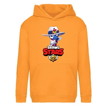 Худи детская Brawl Stars Tara Misfortune (Бравл Старс Тара Бедовая) оранжевая (BRS orn) 152 см