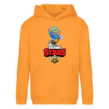 Худи детская Brawl Stars Tara Indigo (Бравл Старс Тара Индиго) оранжевая (BRS orn) 152 см
