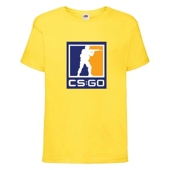 Футболка детская Контр Страйк 0013 (CS GO) желтая (CSG yel 0013) 140 см