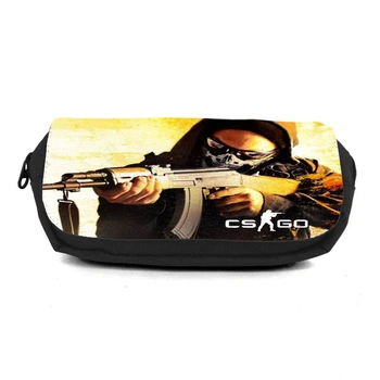 Школьный пенал Контр Страйк органайзер универсальный (CSGO-004-black) черный