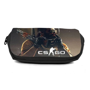 Школьный пенал Контр Страйк органайзер универсальный (CSGO-002-black) черный