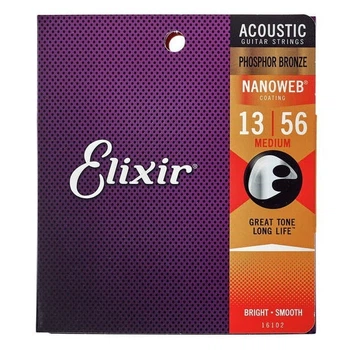 Струны для акустической гитары Elixir PB NW M (13/56)