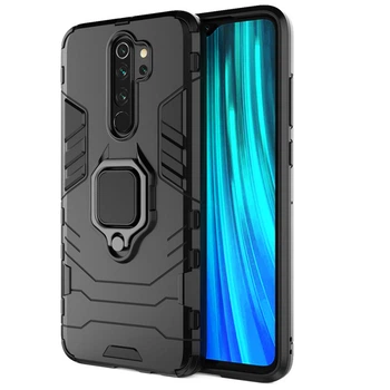Чохол протиударний Epik Ring Magnetic Case на Xiaomi Redmi Note 8 Pro Чорний / Soul Black