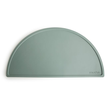Дитячий килимок для годування силікон Mushie Cambridge Blue