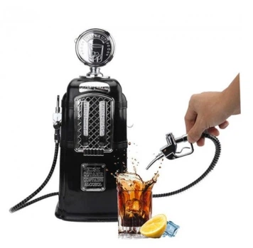Диспенсер для напитков BAR BUTLER Бензоколонка с двумя кранами 2 л Черный