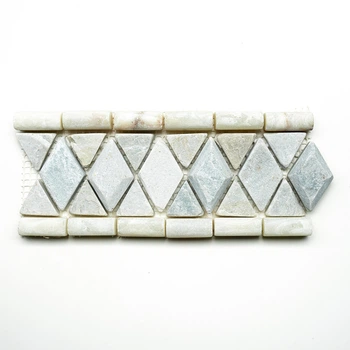 Мозаика из натурального камня Amera Mosaic - 2 Blue Ice 10x25.5