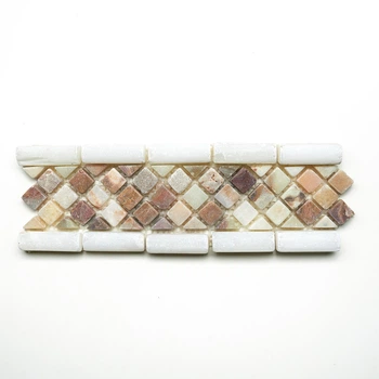 Мозаика из натурального камня Amera Mosaic - 1 White 8x25