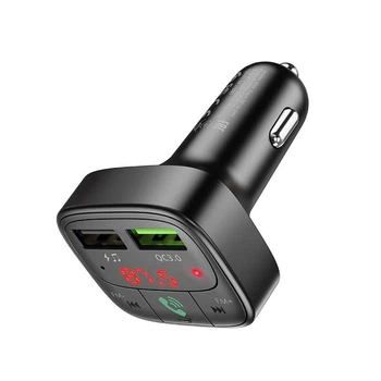 Автомобільний зарядний пристрій HocoTech Bluetooth FM Promise | 2USB, 3.1A, QC3.0 |