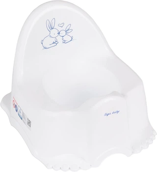 Горшок Tega baby Кролики белый (KR-007-103)