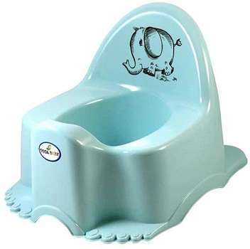 Горшок Tega baby Эко слоник бирюзовый (SL-001-140)