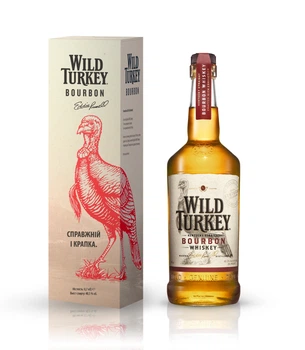 Бурбон Wild Turkey до 8 років витримки 0.7 л 40.5% в подарунковій коробці (4820180020270)